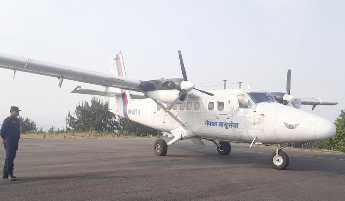 गुल्मीको रेसुङ्गा विमानस्थलमा पुनः हवाई उडान शुरू